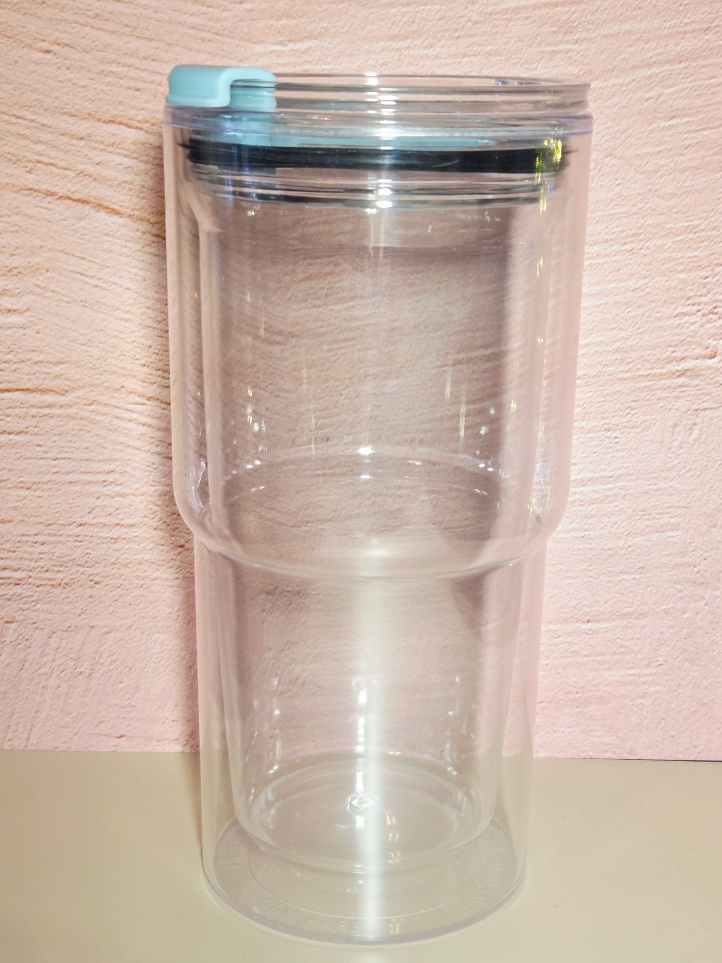 18 oz Acrylic Snow Globe Tumbler Blank