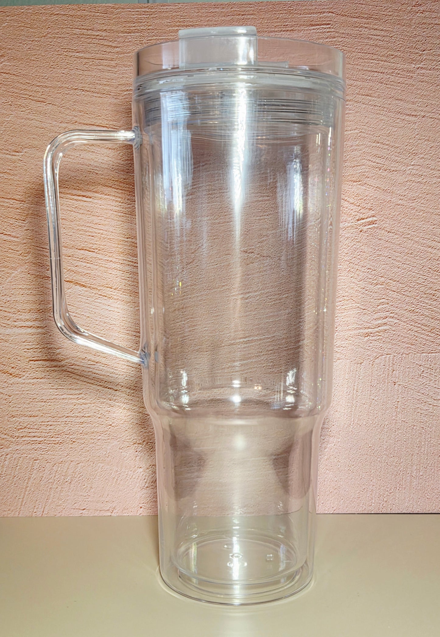 40 oz Acrylic Snow Globe Tumbler Blank