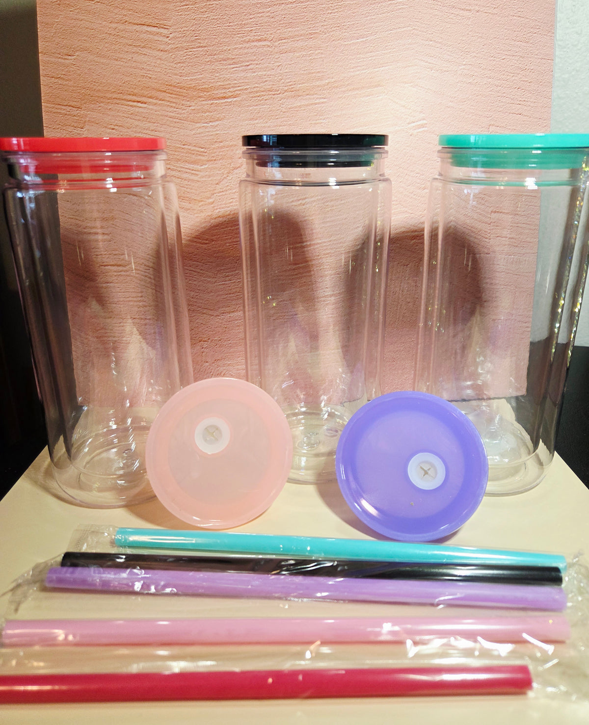 20 oz Acrylic Snow Globe Tumbler Blank
