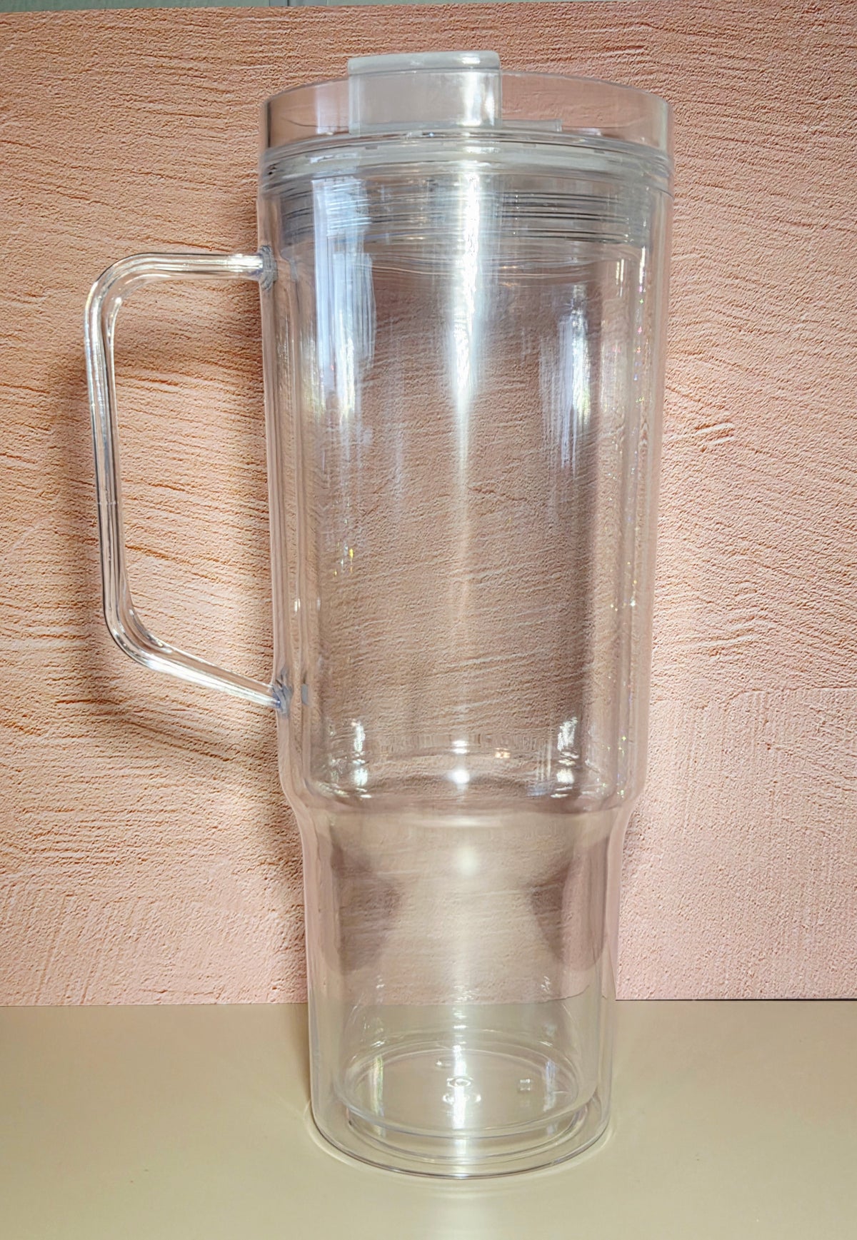40 oz Acrylic Snow Globe Tumbler Blank